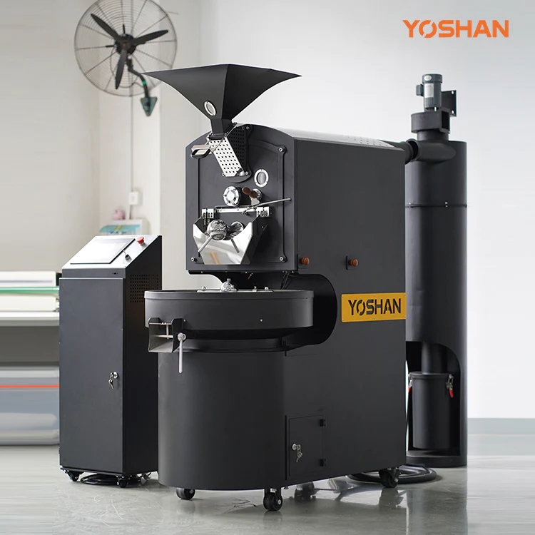 Factory Yoshan 6Kg 12Kg 15Kg Bean Machine Coffee Roaster